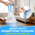 HHXI 100Ct 4 Gallon Small Trash Bags, Blue Ocean Garbage Bags, Scented Trash Bags, Odor Resistant with Drawstring