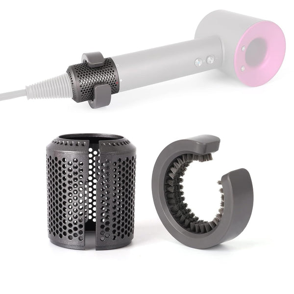 Upgraded Hair Dryer Filter Replacement: For Dyson Supersonic HD01 HD03 HD08 Models, Outer Filter with Cleaning Brush
