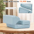 FYY Daily Pill Organizer - 7 Compartments Portable Travel Pill Case, Folding Design for Vitamins, Supplements,