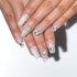 Short Coffin Press on Nails, Hand Painted Streamer Fake Nails with Glue, 3D Butterfly Diamond 10pcs/Box for Women