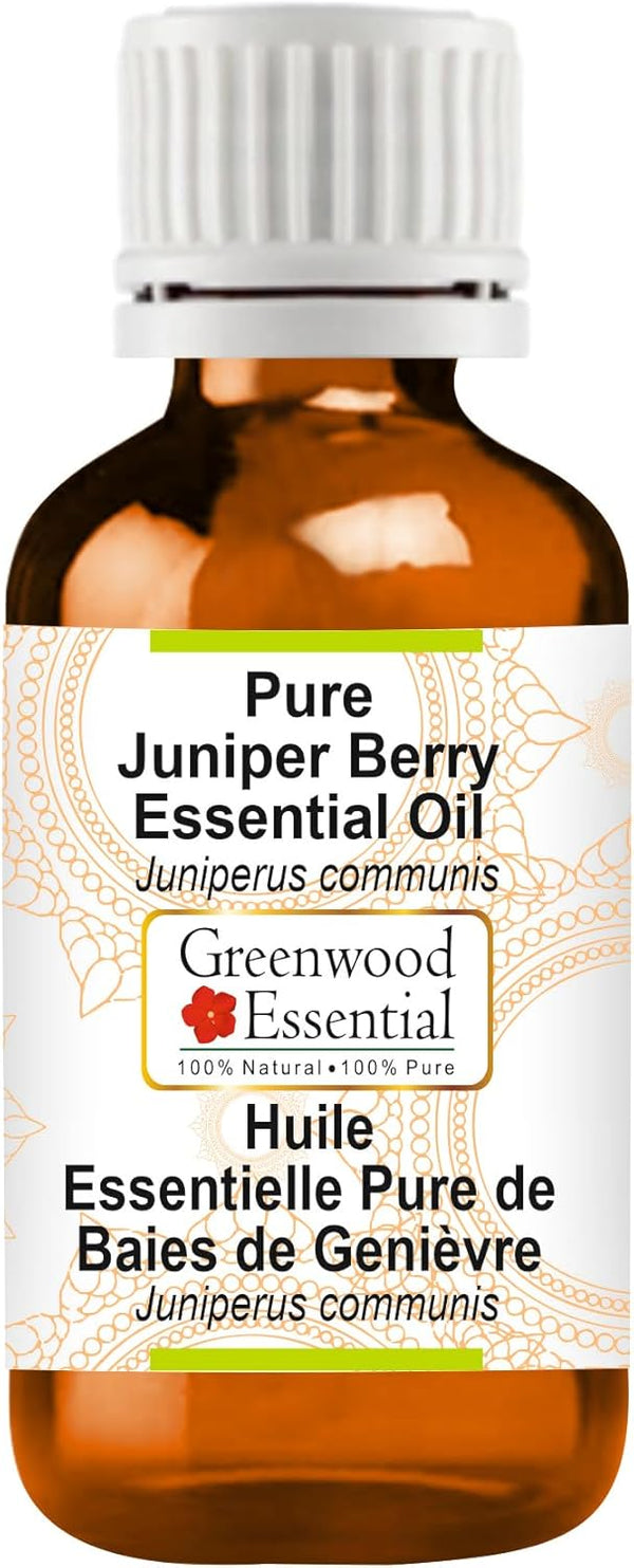 Pure Juniper Berry Essential Oil - (Juniperus communis) Steam Distilled - 15ml (0.50 oz)
