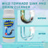Qwatuy Wild Tornado Sink and Drain Cleaner, Wild Tornado Drain Clog Remover, Powerful Sink Cleaner Powder Fast Foaming