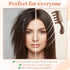 KFHENSOMR 1 PCS Wooden Scalp Massager Comb Natural Sandalwood Scalp Massager Comb Wide Fine Tooth with Handle for Men