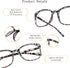 LifeArt Blue Light Blocking Glasses, Anti Eyestrain Computer Reading Glasses for Men and Women