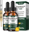 (2 Pack) Magnesium Glycinate Supplement, Liquid Drops with 500mg Ashwagandha, L-Theanine, Chamomile for Calm Sleep