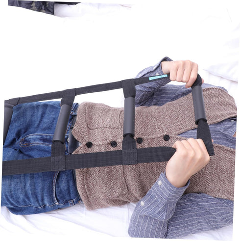 YOSADIER Sit Up Assist Device Bed Ladder Pull Up Strap for Seniors Elderly Pregnant Injury Cushioned Hand Grips