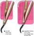 Large Size 11" X 7.5" Heat Resistant Silicone Travel Mat - Anti-Heat Pad for Hair Styling Tools, Baby Pink