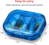 JedJadr 1 Pack 3 Travel Pill Organizer for Purse, Compartment Pill Organizer for Travle, Compact Mini Pill Case