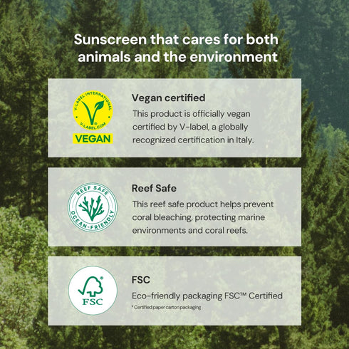 THANKYOU FARMER Sun Project Relief Sun Cream SPF50+ PA++++ (50ml) - Travel Size Reef Safe Sunscreen with Centella