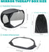NZELSW Mirror Therapy Box for Hand Stroke and Hand Rehabilitation, Hand Rehabilitation Equipment, Lightweight Foldable