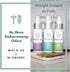 Mist N’ Go by Omaze Travel Bathroom Spray, 2oz x2, Odor Eliminator Toilet Spray for Bathroom Deodorizer