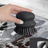 Pans(2Pack +2Pack Dish Brush with Handle, Kitchen Scrub Brushes for Cleaning, Dish Scrubber with Nylon bristles