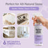 Pack Countertops, Marble & Granite Cleaner Starter - Plant-Based Natural Stone Cleaner for Showers, Floors & More