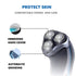 HQ9 Replacement Shaver Heads - Compatible for Philips Norelco HQ9 SpeedXL, Replacement Heads for Series 8140XL 9100