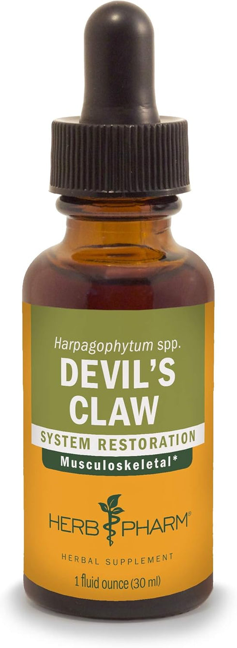 Herb Pharm Devil's Claw Liquid Extract for Musculoskeletal Support - 1 Ounce