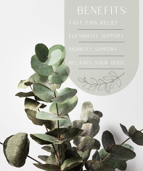 Hemp Seed Oil and Eucalyptus Joint & Muscle Pain Relief Roll-On Gel by Hemp Euphoria