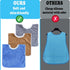 MatFirsmo 3 Pack Adult Bibs for Women and Men, Washable and Reusable Terry Cloth Bibs for Adults Large Towel Bibs