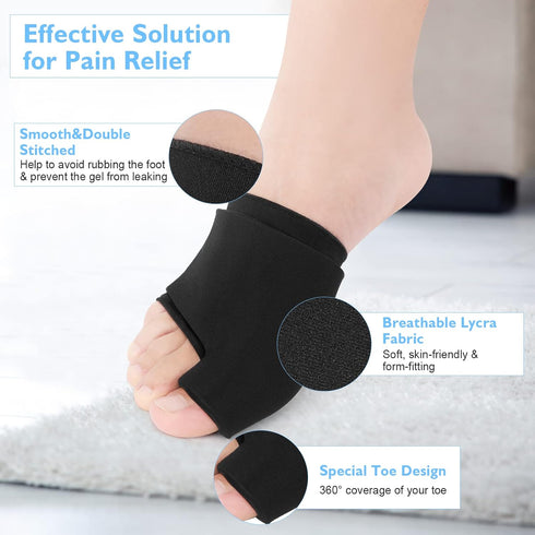 Pack, Pack Forefoot Toe Ice Helthrelife Ball of Foot Pain Relief Cold&Heat Therapy Gel Foot Ice for Swelling, Plantar