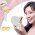2 Pack Marble Contact Lens Case, All-in-One Travel Contact Container Soak Storage Kit (Rose Gold + Gold)
