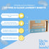 Free And Clear Eco-Friendly Unscented Laundry Detergent Sheets, Powerful Against Stains, Up To 100 Loads