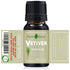 Vetiver Essential Oil, 100% Pure Organic Oil for Diffuser, 10ml, Relaxation