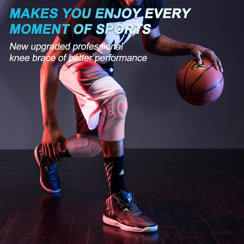 NEENCA Knee Brace for Pain Relief, Medical Support with Patella Pad & Side Stabilizers, Compression Sleeve for ACL,