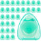 30 Boxes Dental Floss Bulk Travel Mint Waxed Dental Floss, 54.68 Yard/50m Each Floss Tape