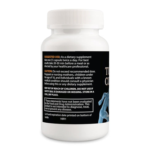 GreenIVe Turmeric Curcumin with BioPerine - 90 Capsules with Curcumin 46X Higher Absorption