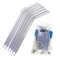 250 Disposable Clear Oral Syringe Tips for Teeth Cleaning, Dental Pocket Irrigator, Water Spray Nozzles