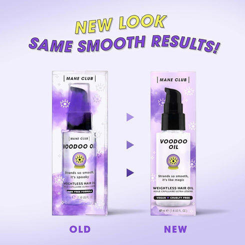 MANE CLUB Voodoo Oil Weightless Hair Oil, 1.6 Ounce, Cruelty Free, Vegan, No Sulfates or Parabens