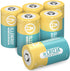 CR123A 3V Lithium Battery CR17345 6 Pack High Capacity, 10 Years Shelf Life