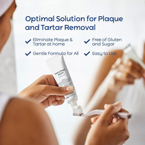 Plaque & Tartar Remover Toothpaste for Teeth: Removes Plaque & Controls Tartar Build-up - Long-Lasting Fresh Breath