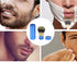 POCREATION Portable Beard Brush for Men - Travel Facial Shaving Brush, Aluminum Grooming Tool
