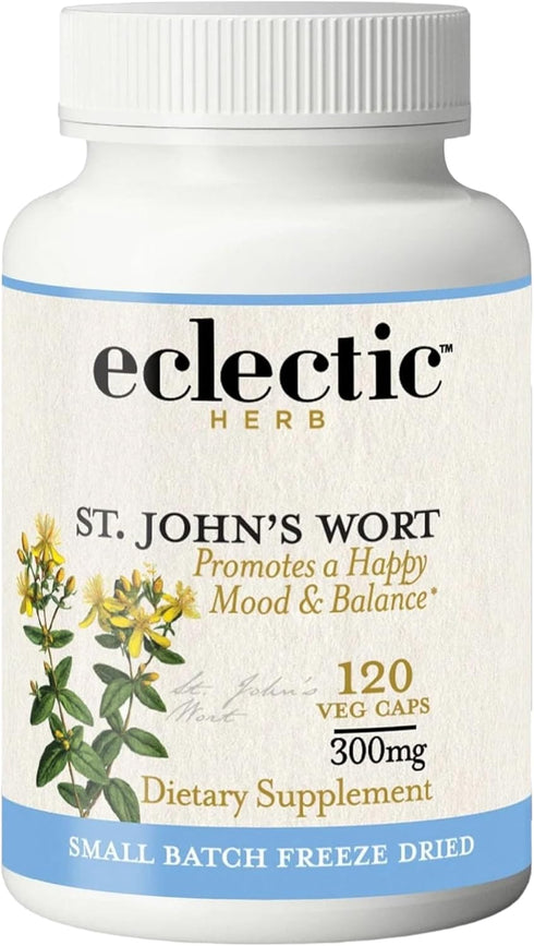 Eclectic Herb - St. John's Wort Capsules | Nervous System & Immune