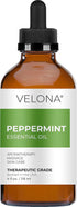 Peppermint Essential Oil by Velona - 4 oz | 100% Pure Natural | for Aromatherapy Diffuser, Massage, Skincare