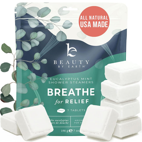 Shower Steamers Aromatherapy - USA Made with Natural Ingredients, Eucalyptus Essential Oil Shower Bombs