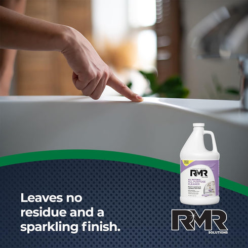 RMR All Natural All-Purpose Cleaner - Non-Toxic, Rinse-Free Multipurpose Cleaning Supplies, 1 Gallon Bottle