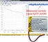 DC 3.7V 530mAh 503035 Rechargeable Lithium Polymer Battery for Mobile Energy Storage, DIY Products, Doorbell, LED Light