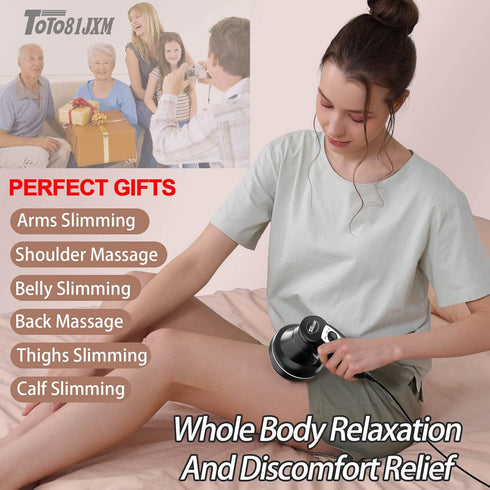 TOTO81JXM -6-Speed 8 Body Sculpting Machine for Women Heads Cellulite Massage & Lymphatic Drainage Device Handheld