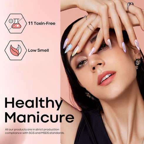 modelones Poly Nail Gel Builder Extension - Nude Nature Color Light Apricot, 50ML