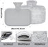 VERVEIO 1500 ML, Hot Water Bottle Hot Water Bag with Soft Cover, Ideal for Winter Bed Hand Warmer, Back, Neck