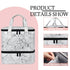 Nail Polish Organizer Case - Holds 42+ Bottles (15ml/0.5 fl.oz) and 1 Nail Lamp, Upgraded Double-layer Storage Bag with
