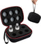 Mviioe Insulin Vial Organizer Bag, Fridge Storage Carrying Case for 10ml Vial Short Size, Removable Design with 6 Slots