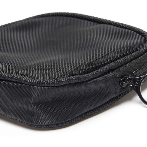 Patu Mesh Travel Toiletry Bag, Portable Shaving Washing Kits Organizer, Pack of 2 (Size S), Black