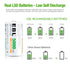 EBL Rechargeable C Batteries, 5000mAh Ni-MH High Capacity C Cell Battery New Retail Package, Pack of 4