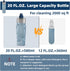 DARIS Spray Mop for Floor Cleaning, Microfiber Mop for Wet and Dry Use, 52.3in Long Pole, 20 FL.OZ. Capacity