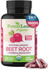 ForestLeaf Beet Root Capsules, 1000mg 20:1 Extract with Ginger and Grape Seed, Supports Blood Flow and Energy (120