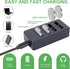 JOXIYECLTL 2430 3V Batteries(5PCS) Rechargeable Lithium-ion Battery with Charger Coin Button Cell