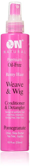 On Natural Pomegranate Weave & Wig Conditioner & Detangler, 8 Fl. Oz.