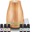 Diffuserlove Essential Oil Diffuser, 200ML Aroma Mist Humidifiers with 7 Color LED Lights, Auto Shut-Off